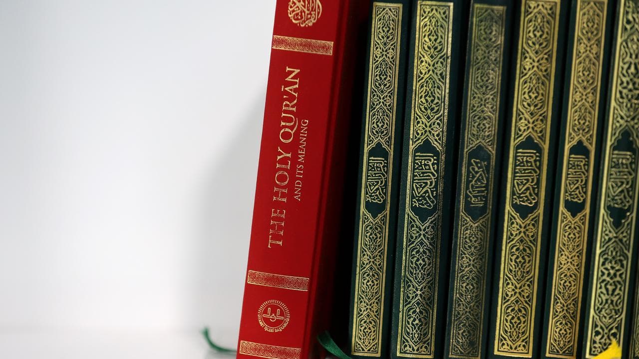The Koran at a mosque in Melbourne.