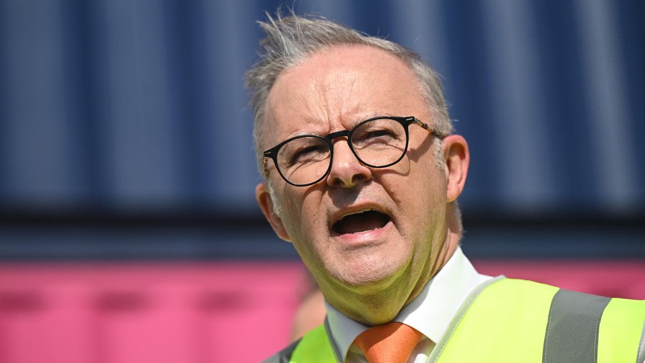 Anthony Albanese on the election campaign trail in Perth.