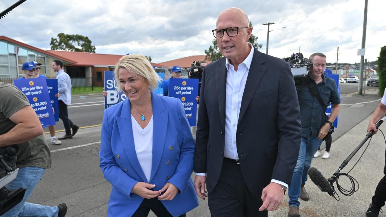 Susie Power and Peter Dutton