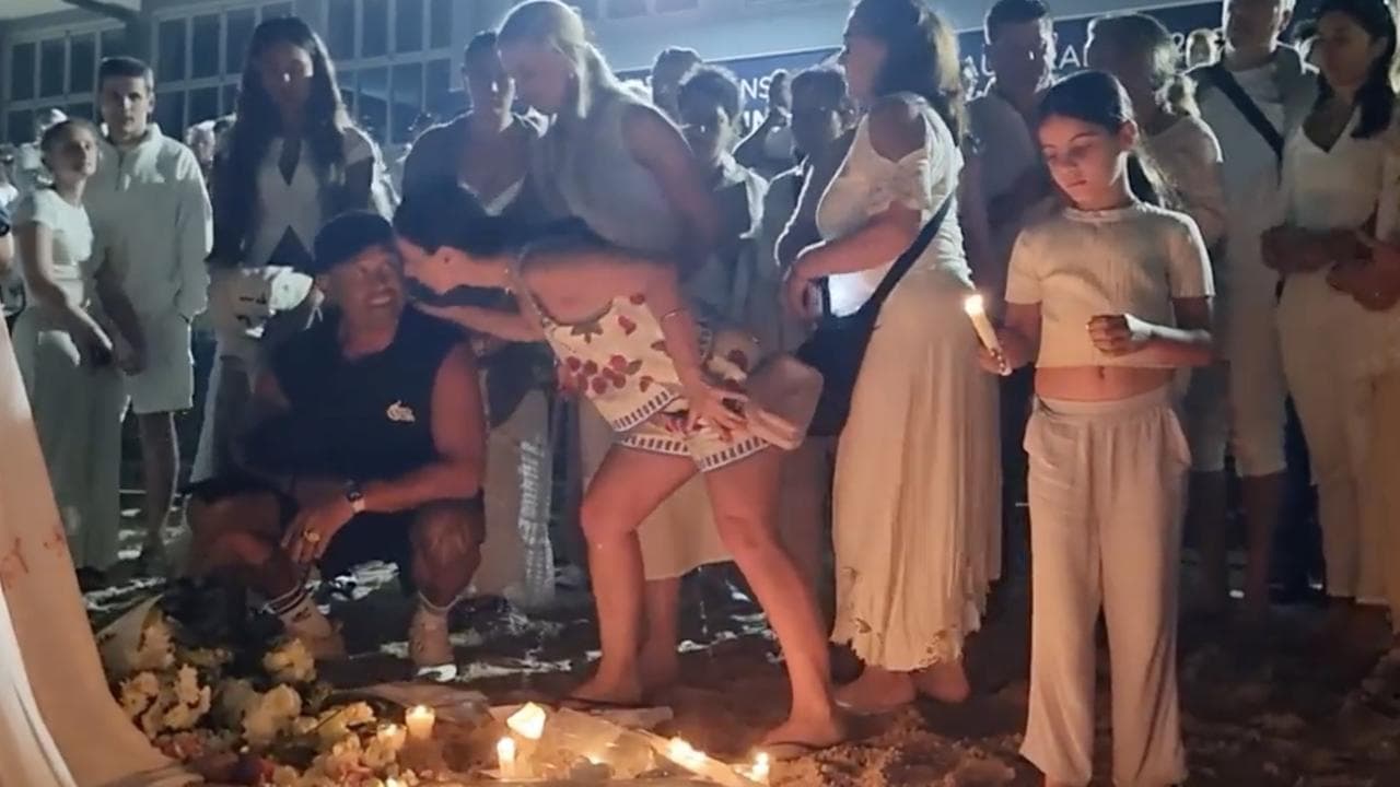 The vigil held for Audrey Griffin (file image)