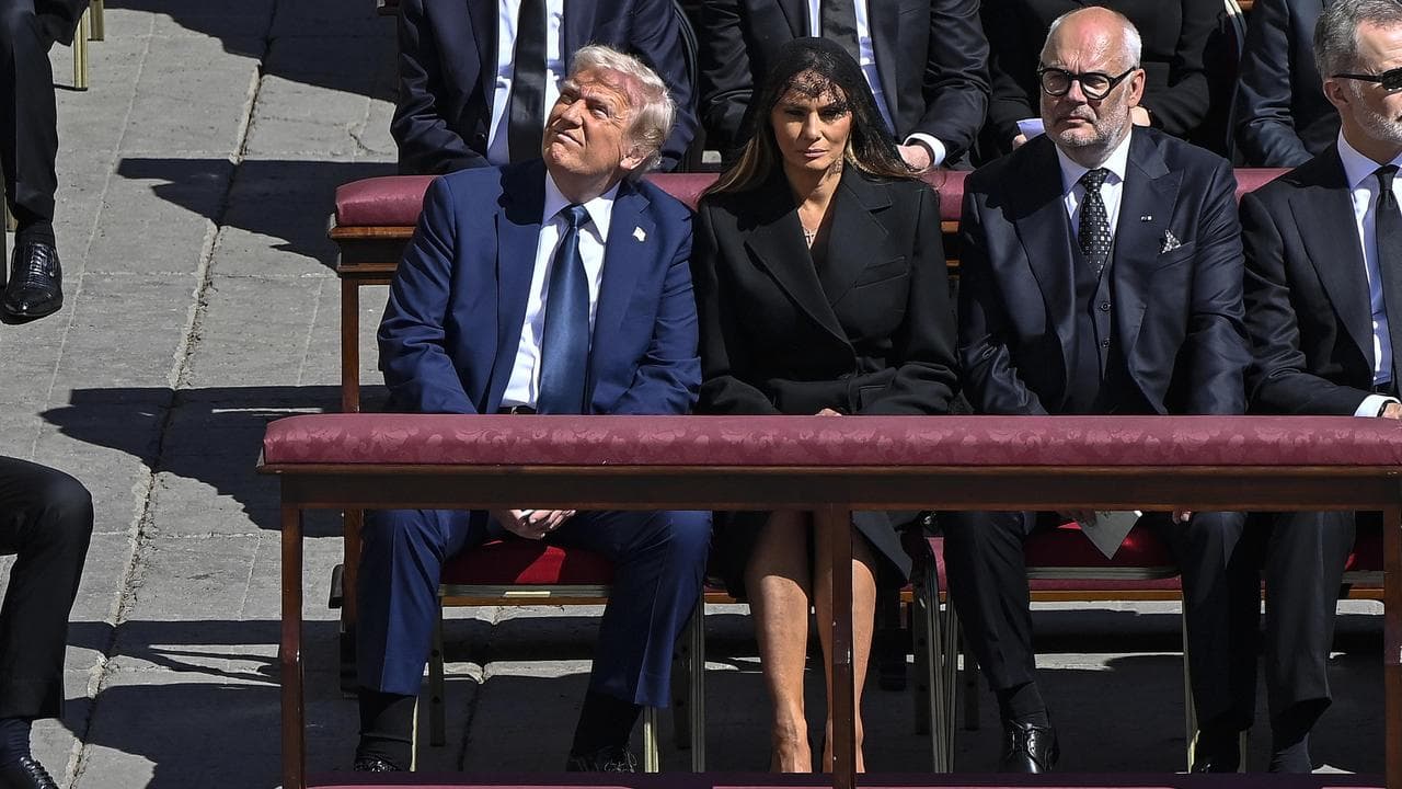 US President Donald Trump and wife Melania
