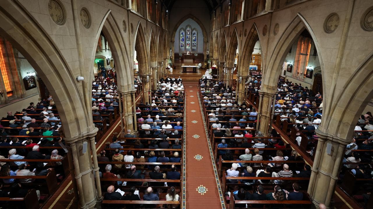 Archbishop Patrick O’Regan addressing mass