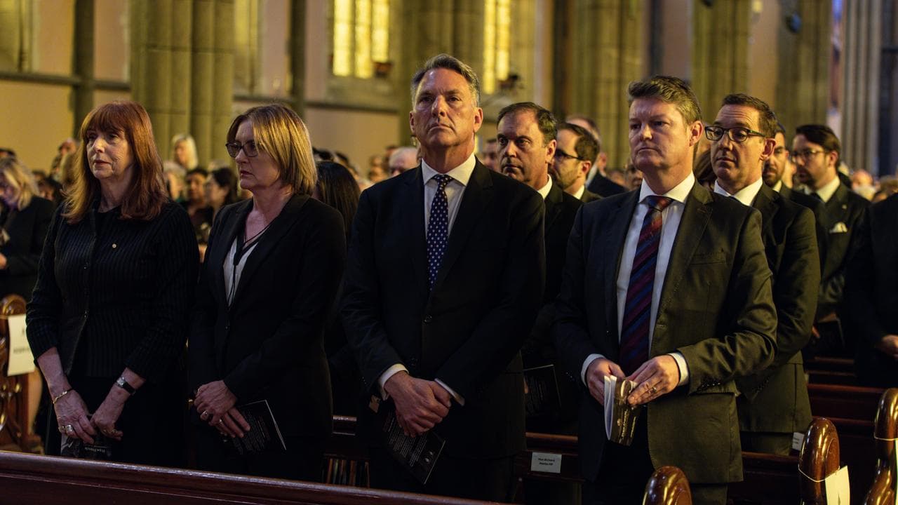 Margaret Gardner, Jacinta Allan, Richard Marles and Ben Caroll