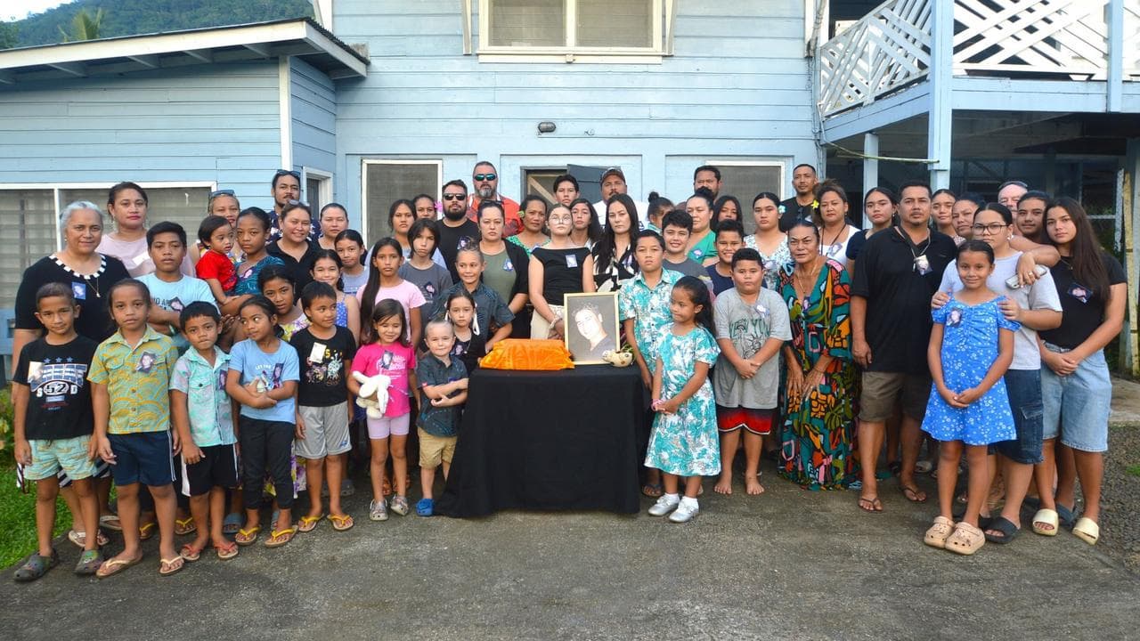 Andrew Sullivan's family in Alafua, Samoa