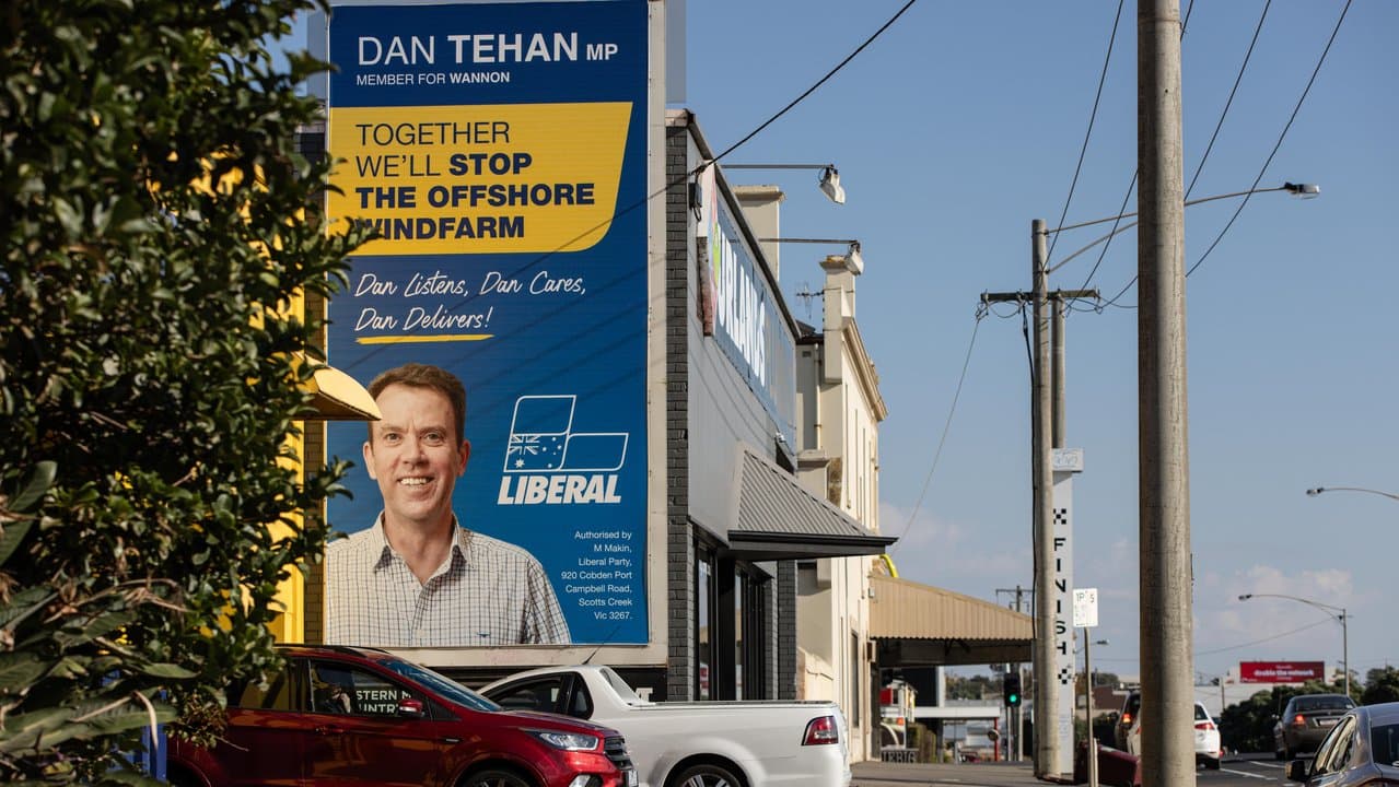 Dan Tehan MP sign