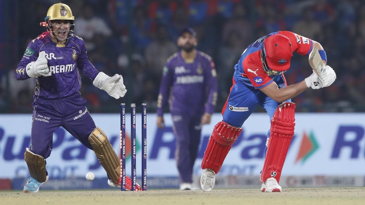 Tristan Stubbs is bowled