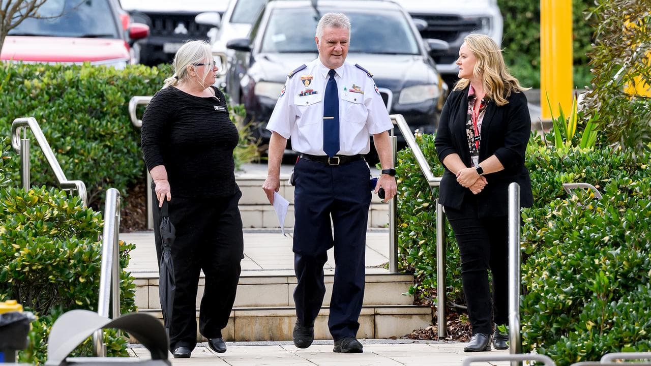 NSW critical care paramedic Christopher Wilkinson (centre)