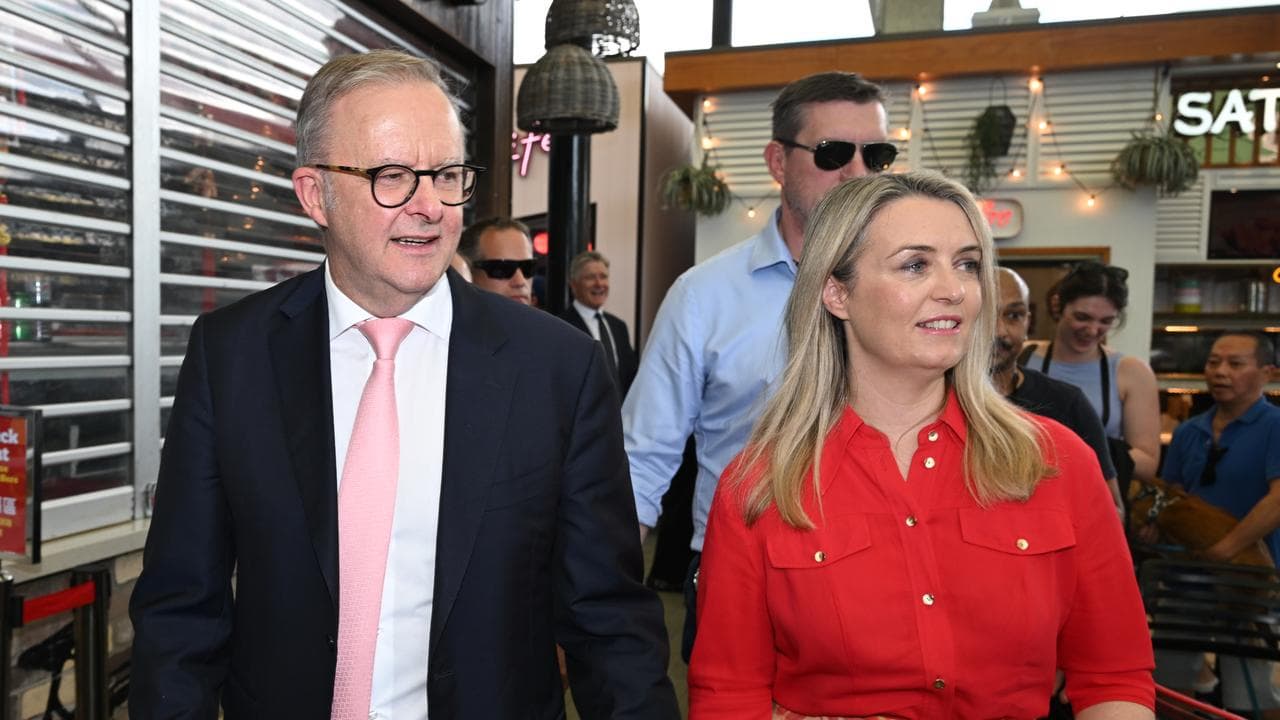 Prime Minister Anthony Albanese and fiancée Jodie Haydon