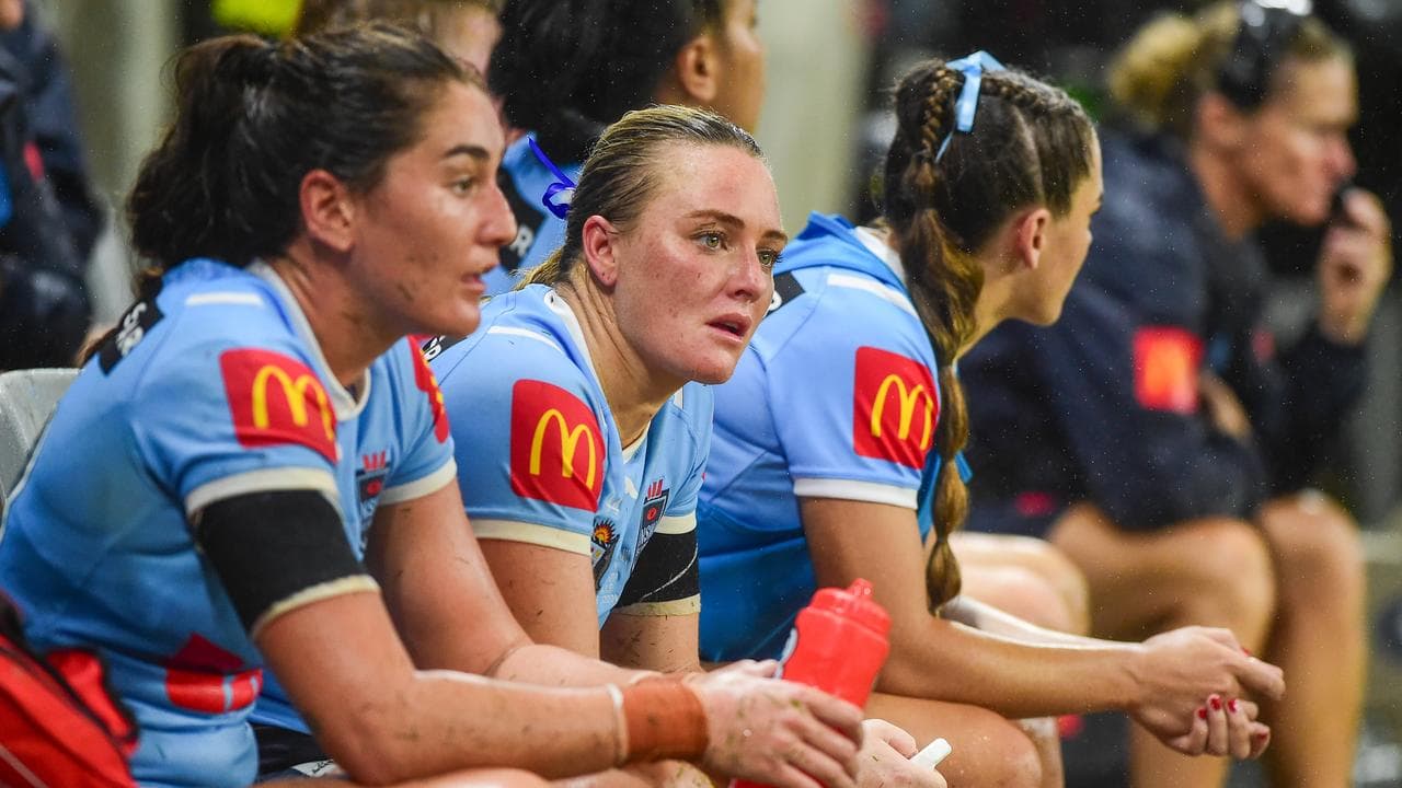 Disappointed NSW players.