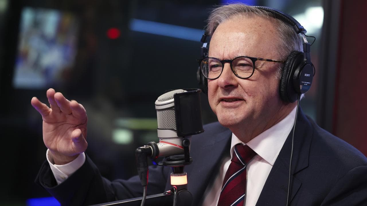Prime Minister Anthony Albanese during a commercial radio appearance