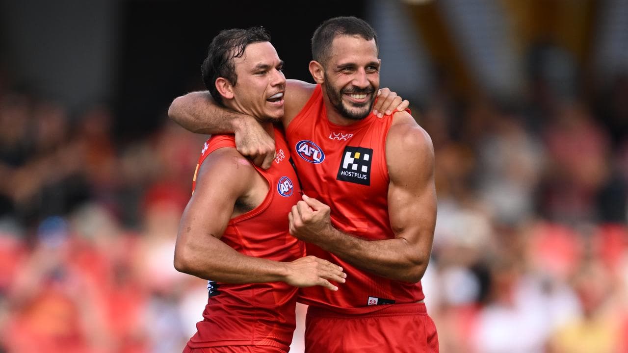 (L-R) Daniel Rioli and Ben Long.