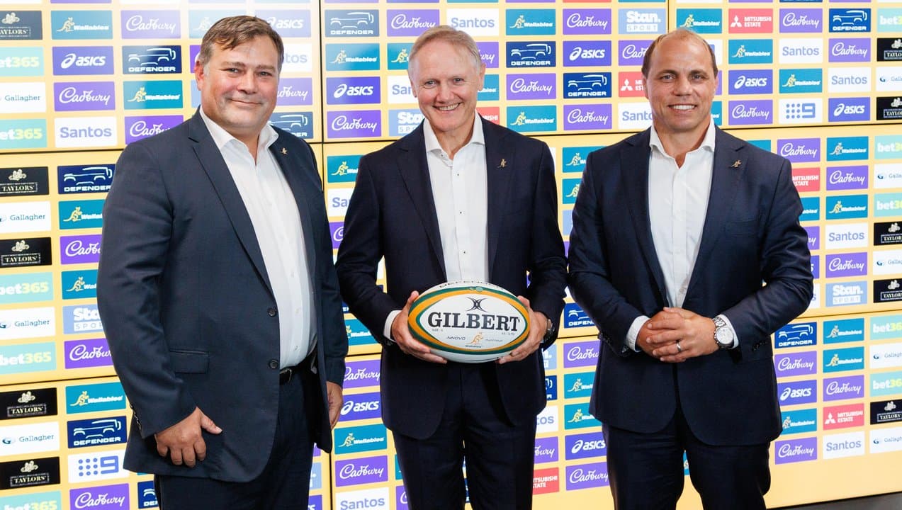 (L-R) Peter Horne, Joe Schmidt and Phil Waugh.