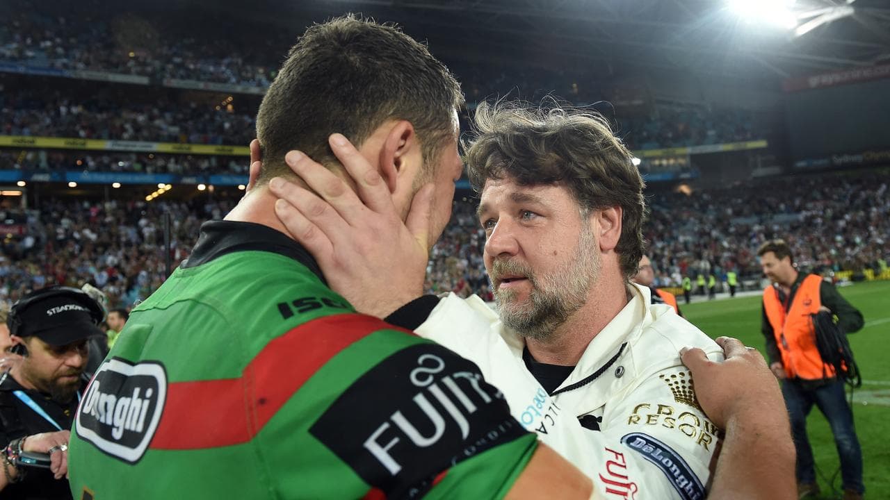 Rabbitohs' player Sam Burgess (left)