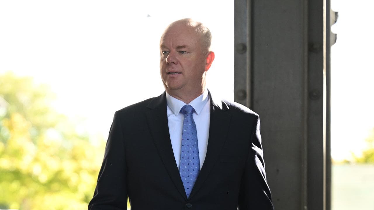 Simon Patterson arrives at the Latrobe Valley Magistrates Court