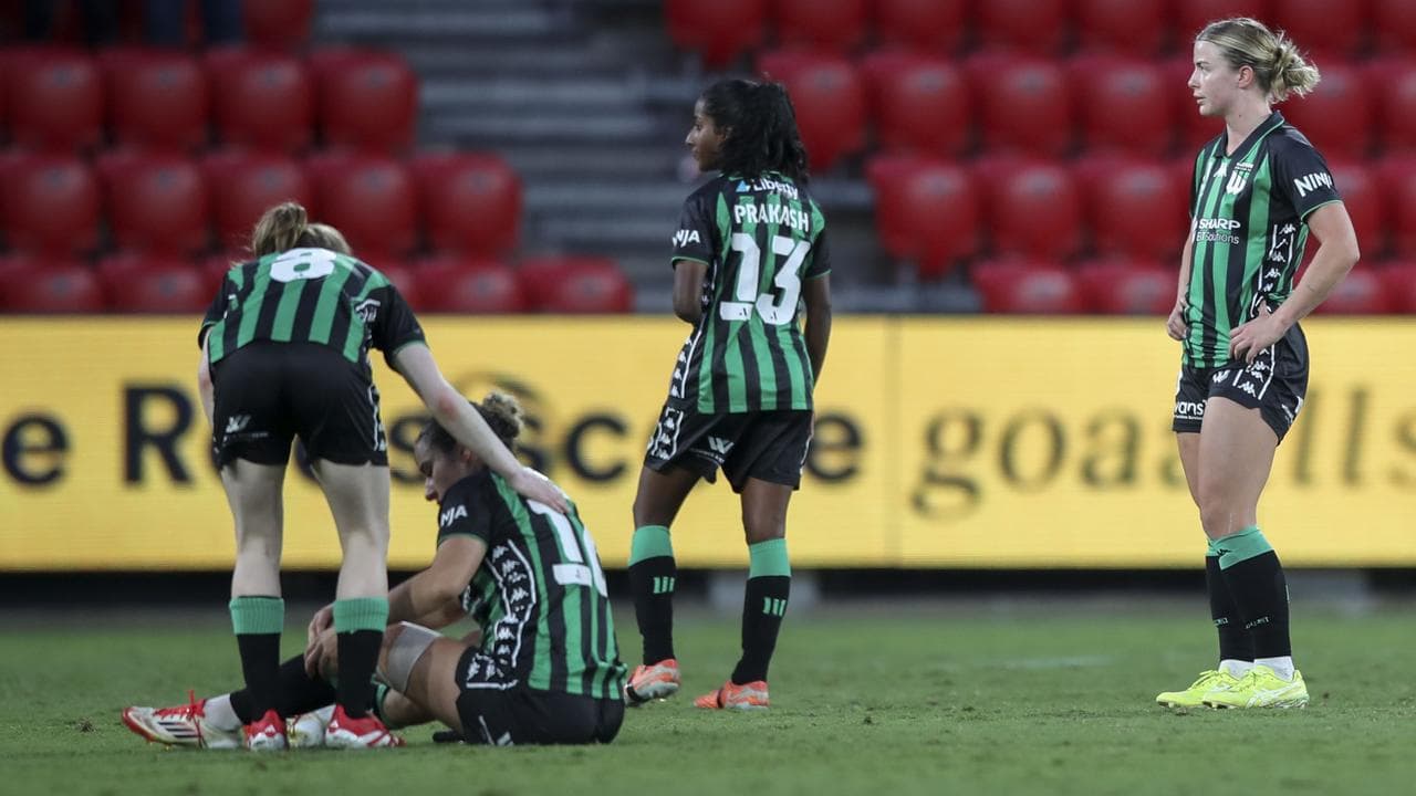 Western United players dejected