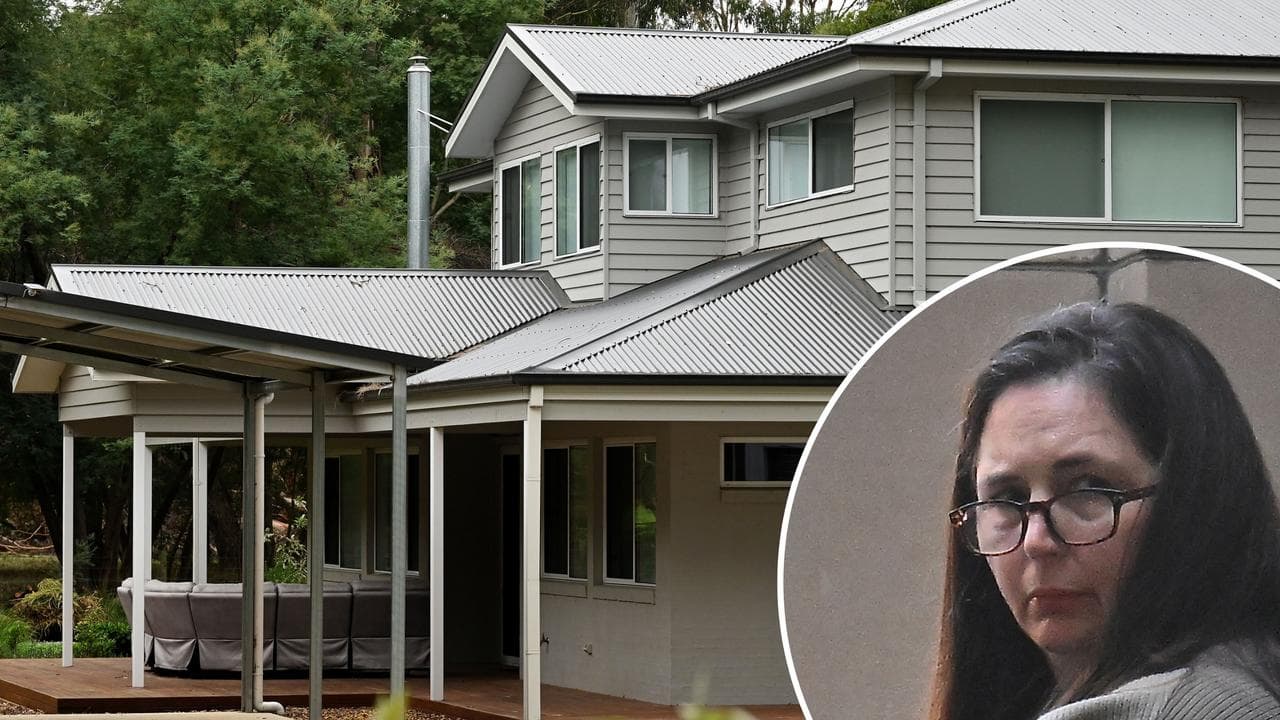 Erin Patterson and her Leongatha home