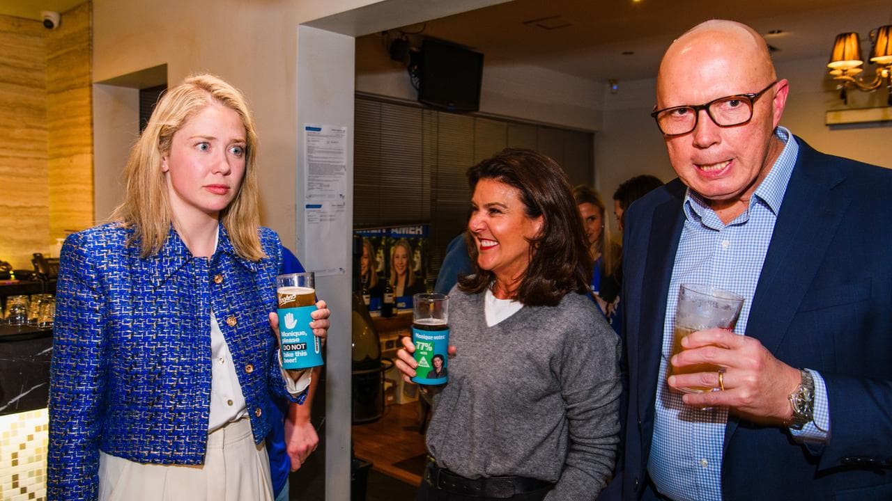 Amelia Hamer, Jane Hume and Peter Dutton