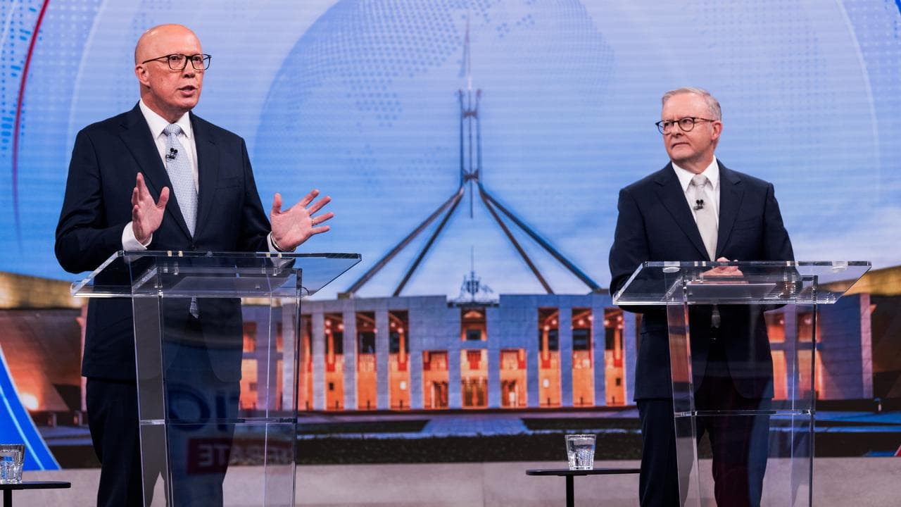 Anthony Albanese & Peter Dutton in 3rd leaders' debate April 22, 2025