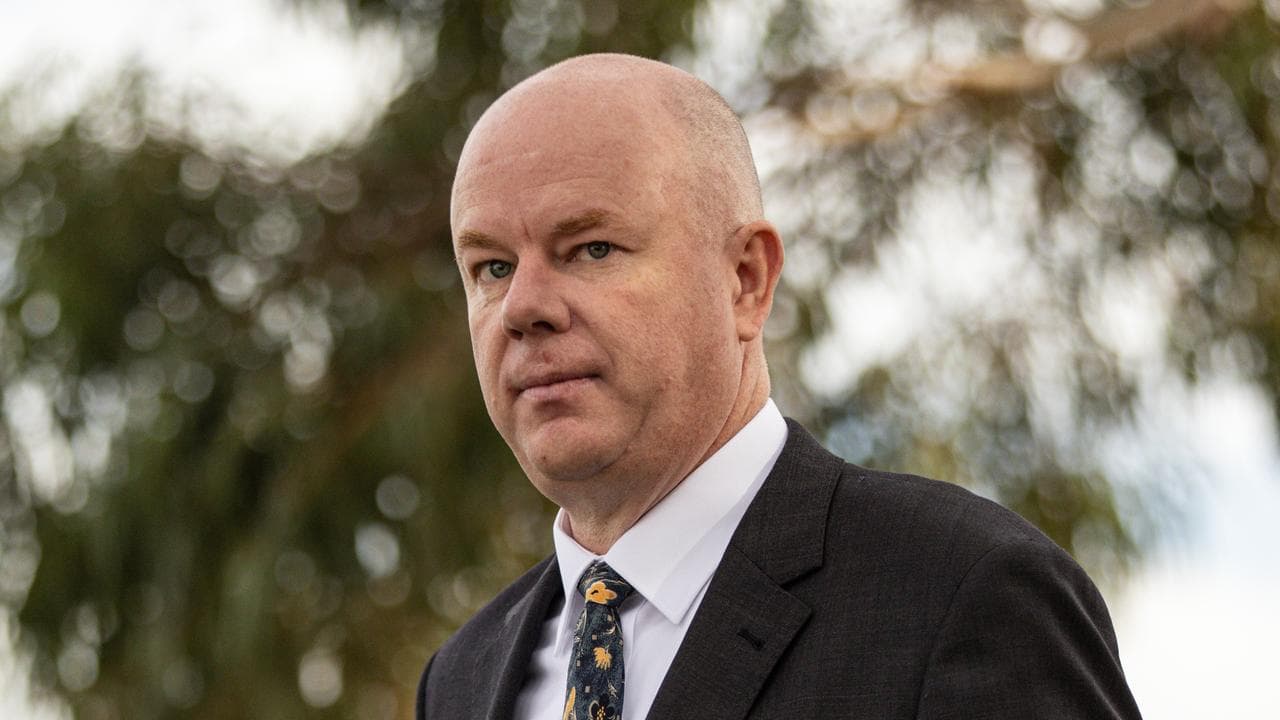 Simon Patterson arrives at the Morwell Supreme Court