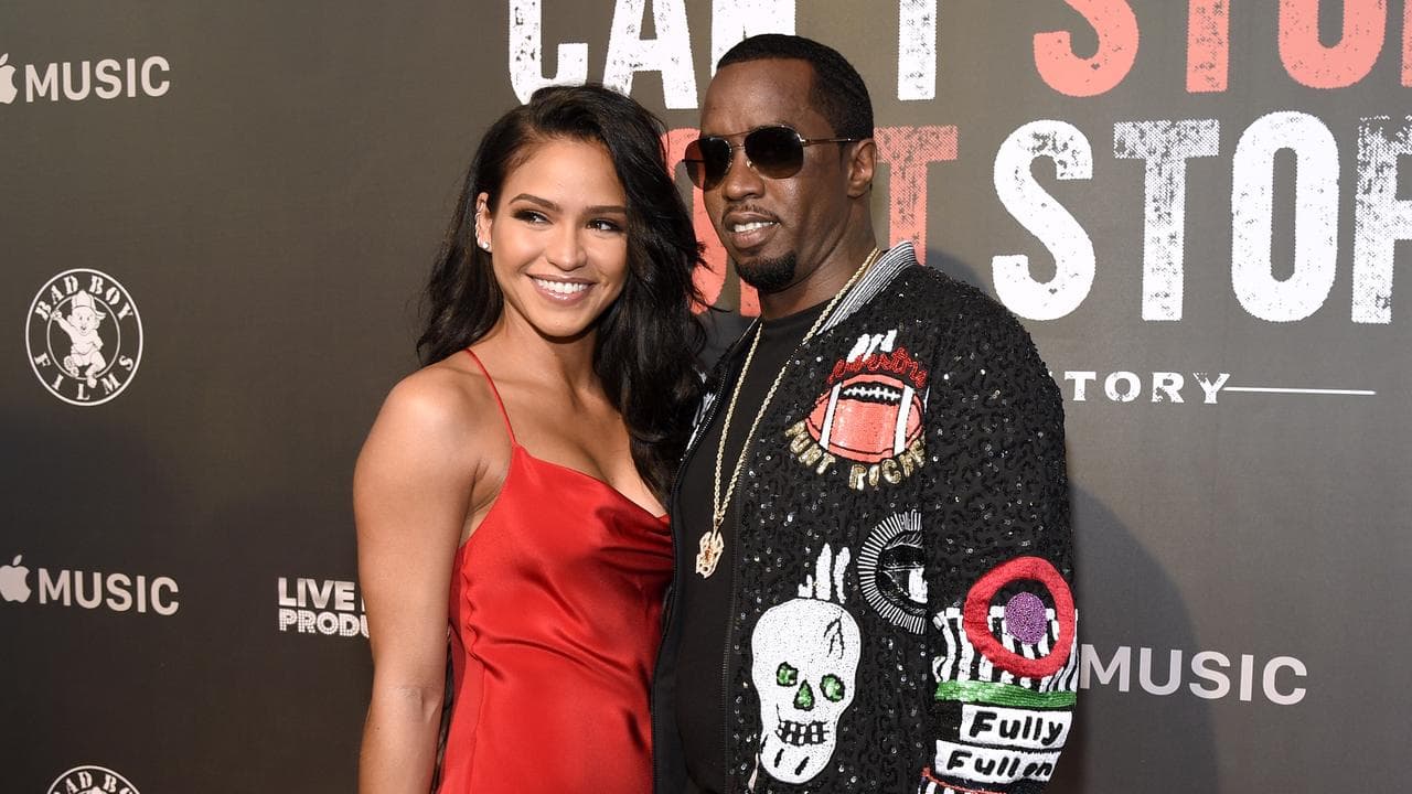 Cassie Ventura, left, and Sean 
