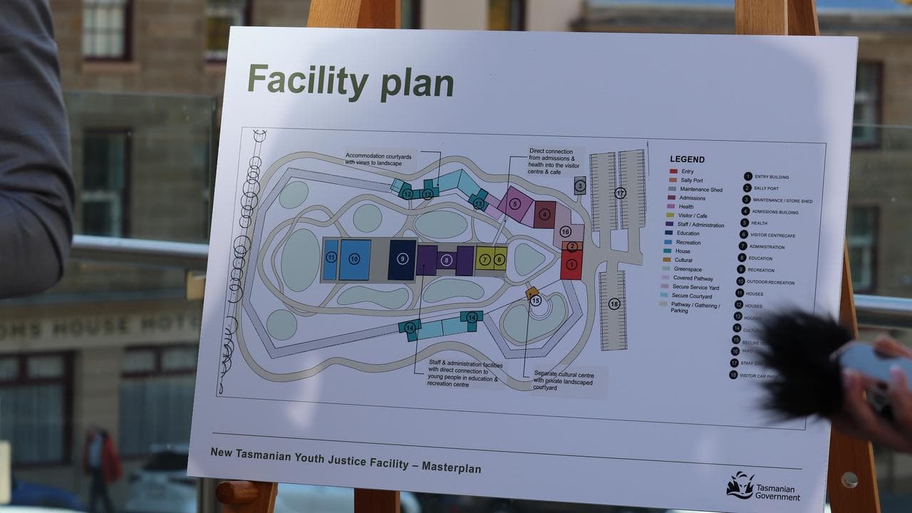 A facility plan for a new Tasmanian Youth Justice Facility