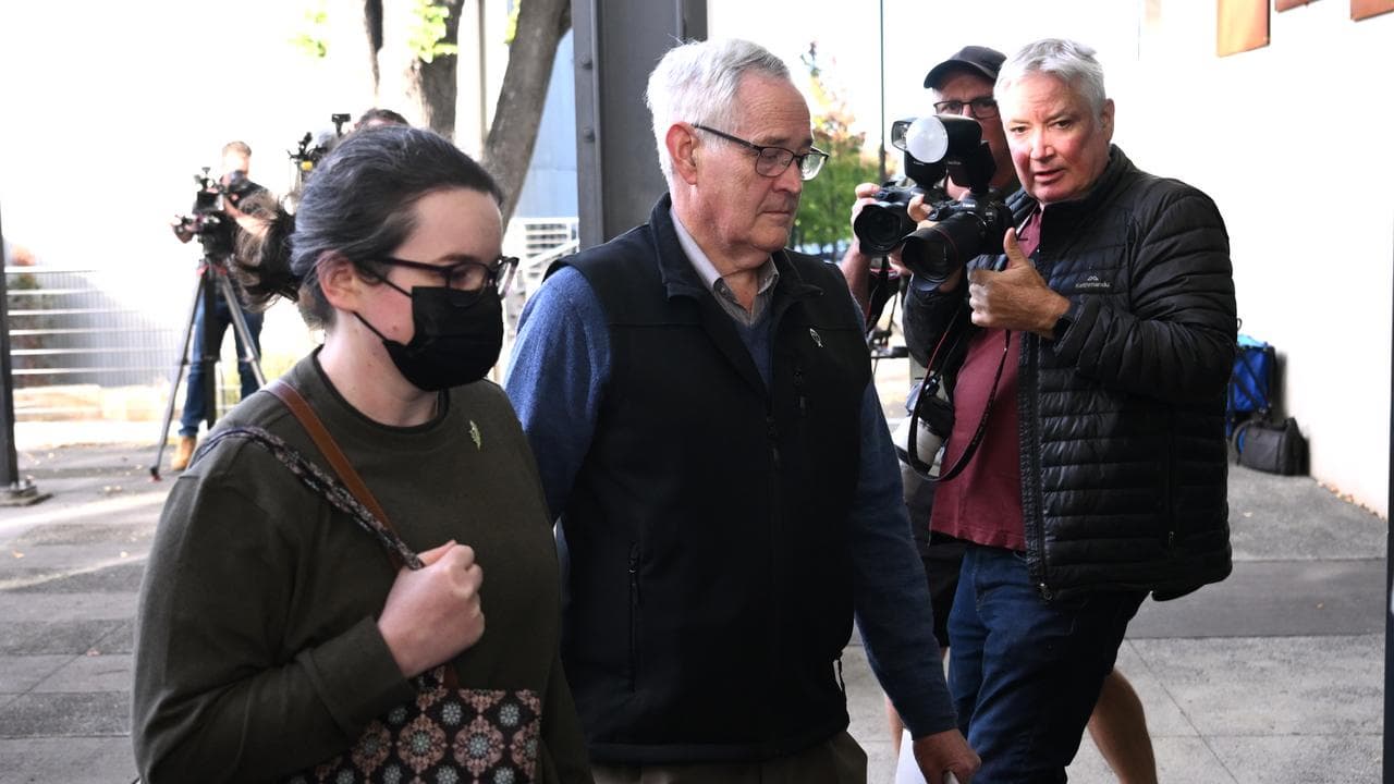 Ian Wilkinson arrives at court