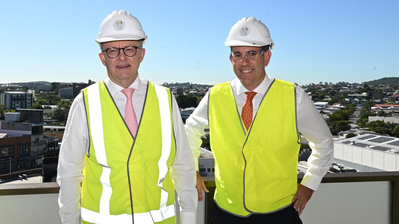 Anthony Albanese and Treasurer Jim Chalmers during the campaign