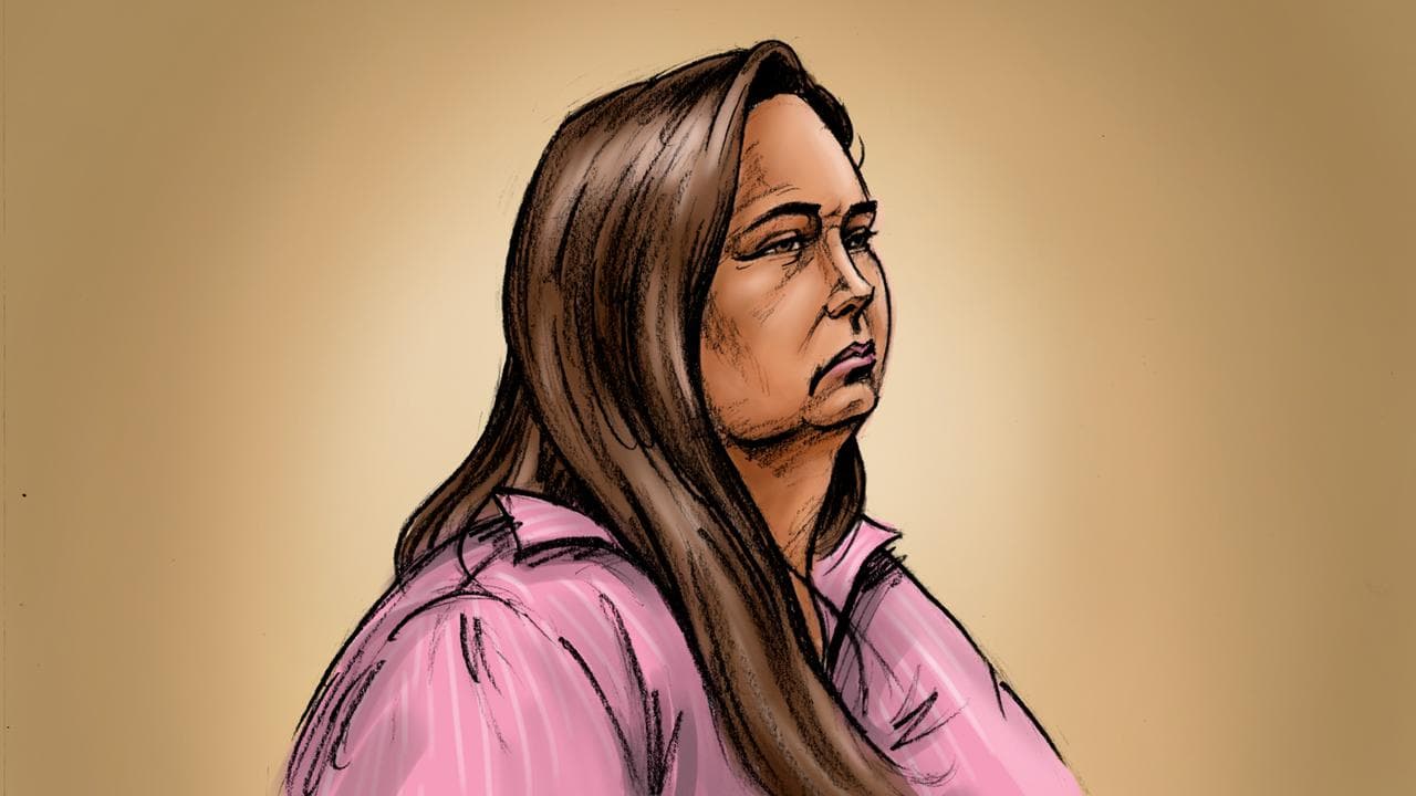 Curt sketch of Erin Patterson (file)