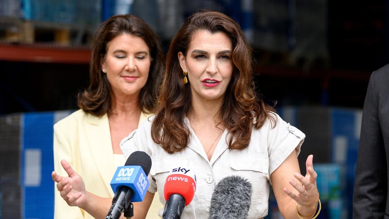 Liberal Candidate Gisele Kapterian with Jane Hume and Angus Taylor