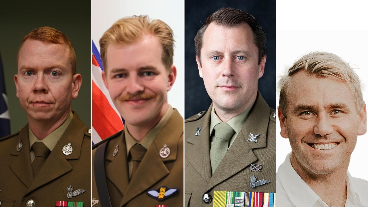 Australian army helicopter crash victims