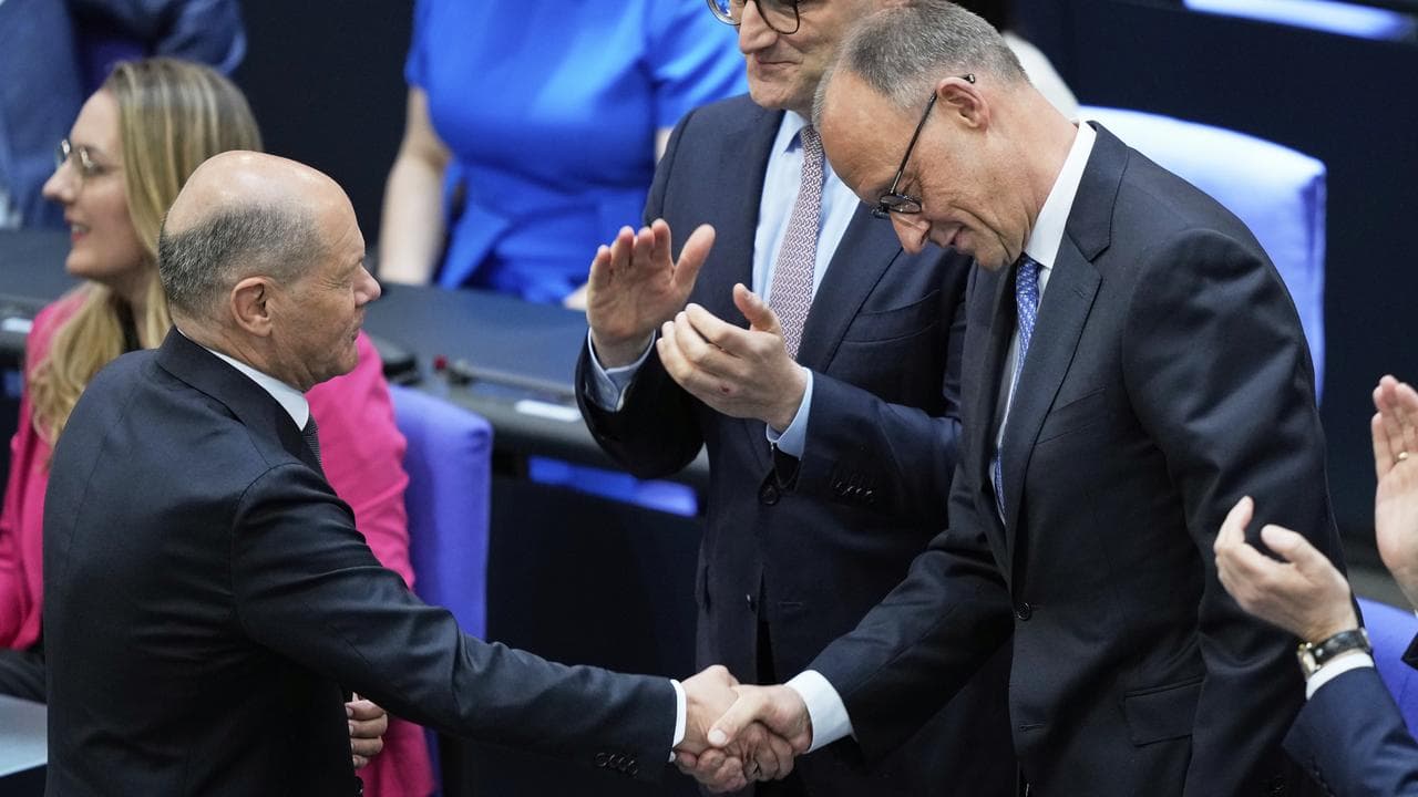 Olaf Scholz and Friedrich Merz