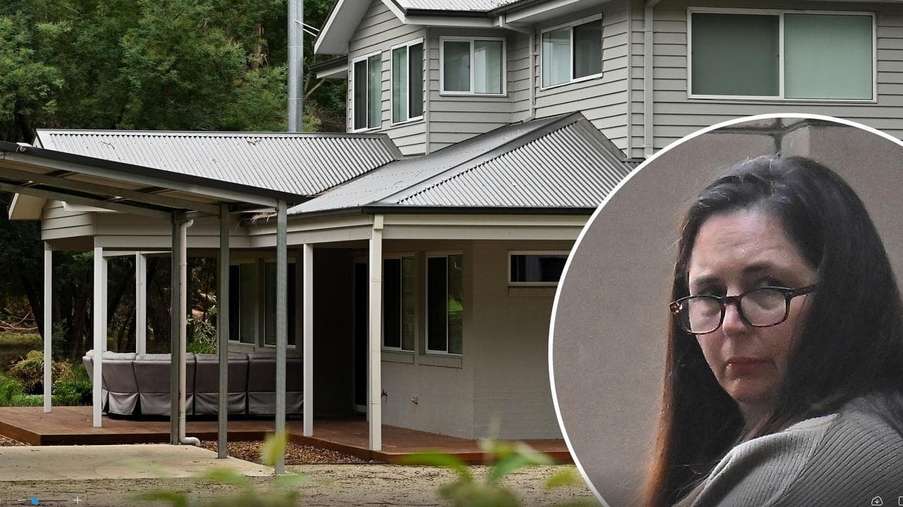 Erin Patterson and her Leongatha home (file)