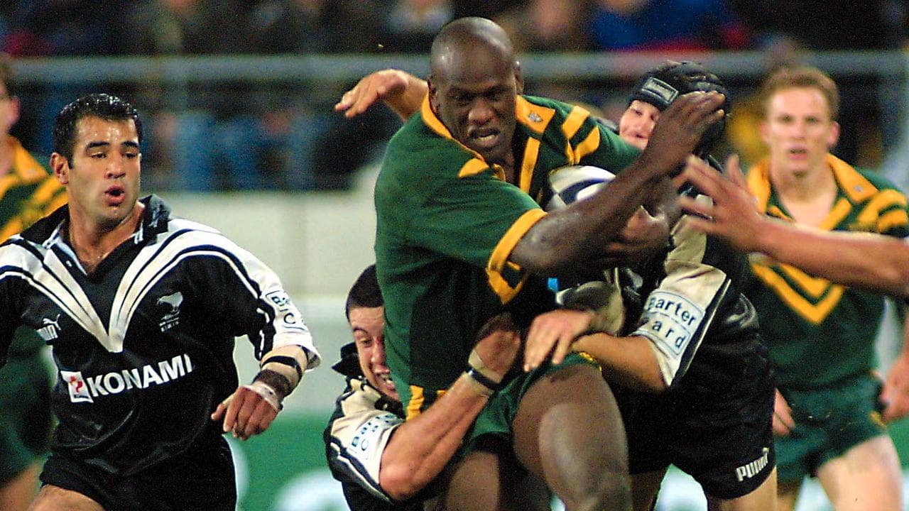 Wendell Sailor playing for the Kangaroos (file)