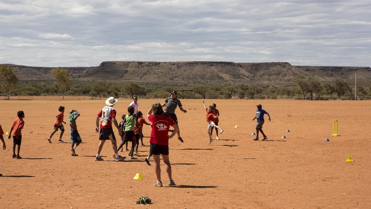 Children play sport in the Northern Territory