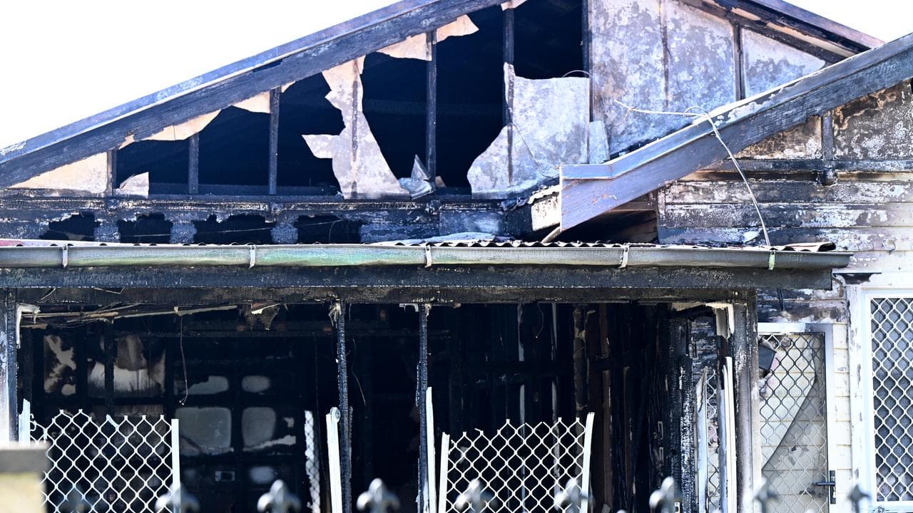 Burnt house in Toowoomba