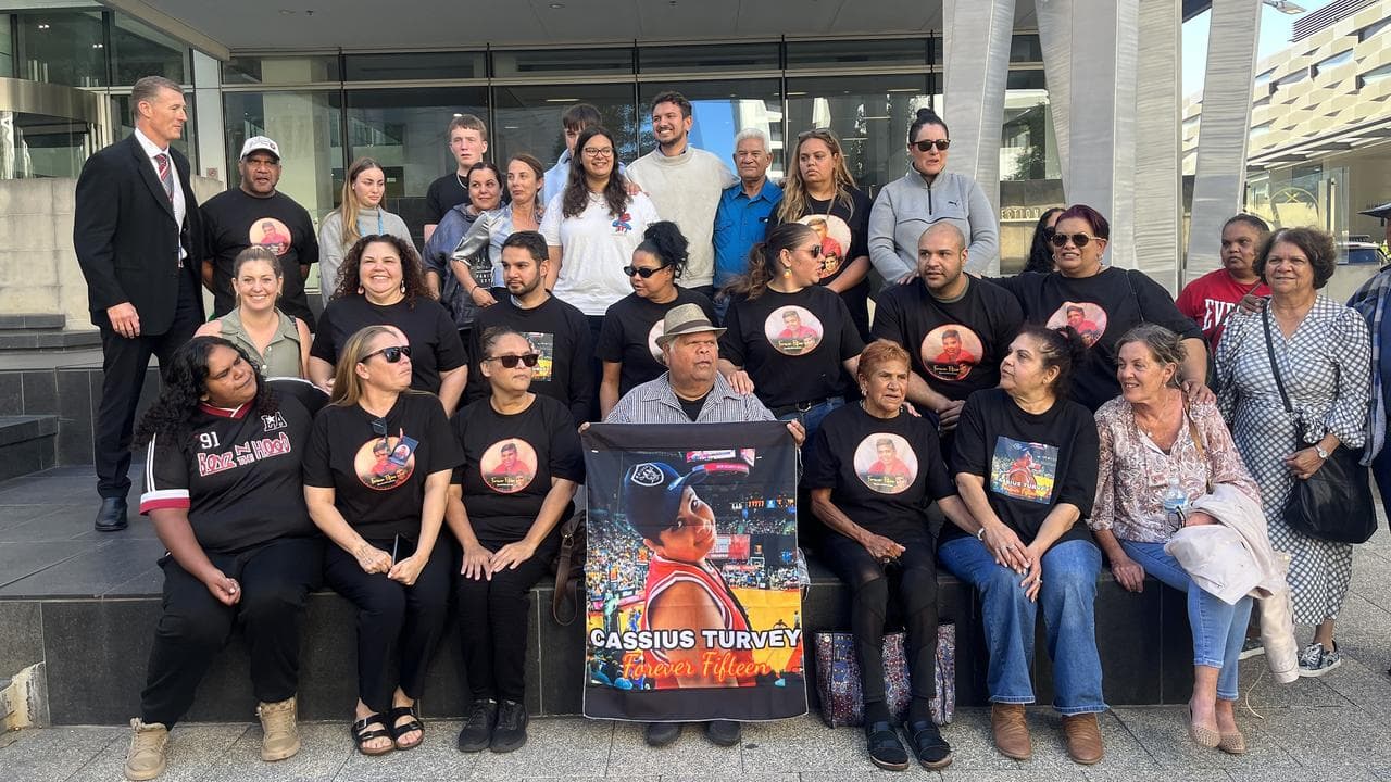 Cassius Turvey's family and supporters