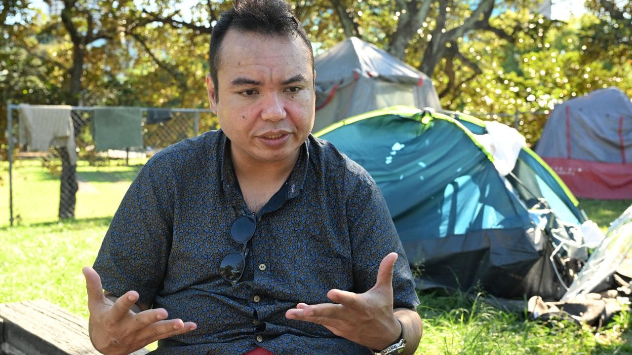 Rough sleeper Ken Solberg Jr