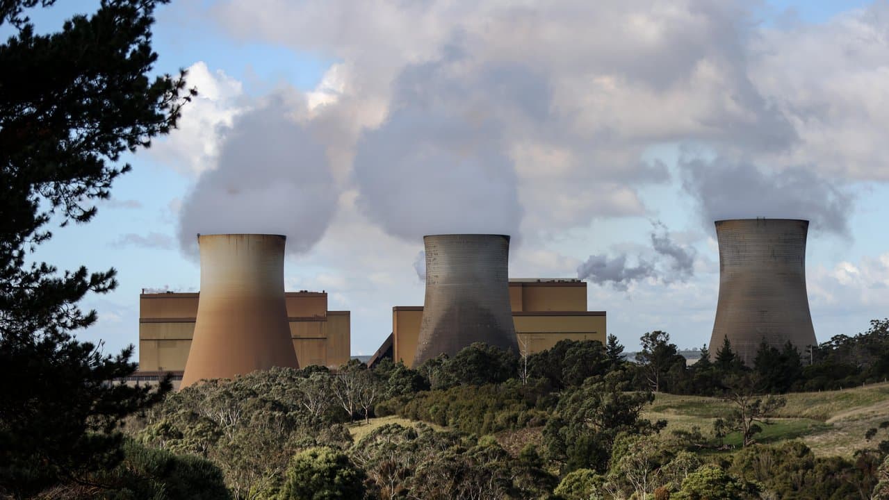The Yallourn coal-fired power station in Victoria