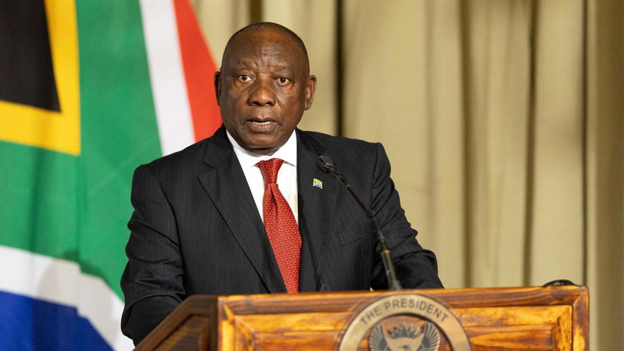 South African President Cyril Ramaphosa