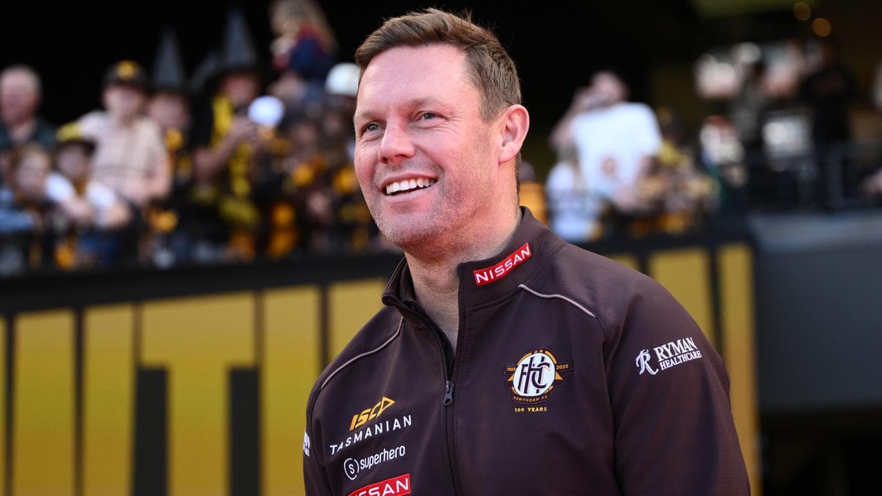 Hawthorn coach Sam Mitchell .