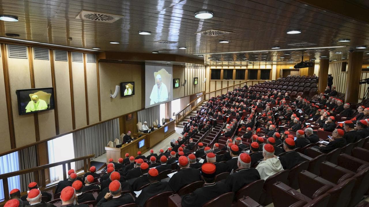 Pope Leo XIV meets the College of Cardinals at the Vatican