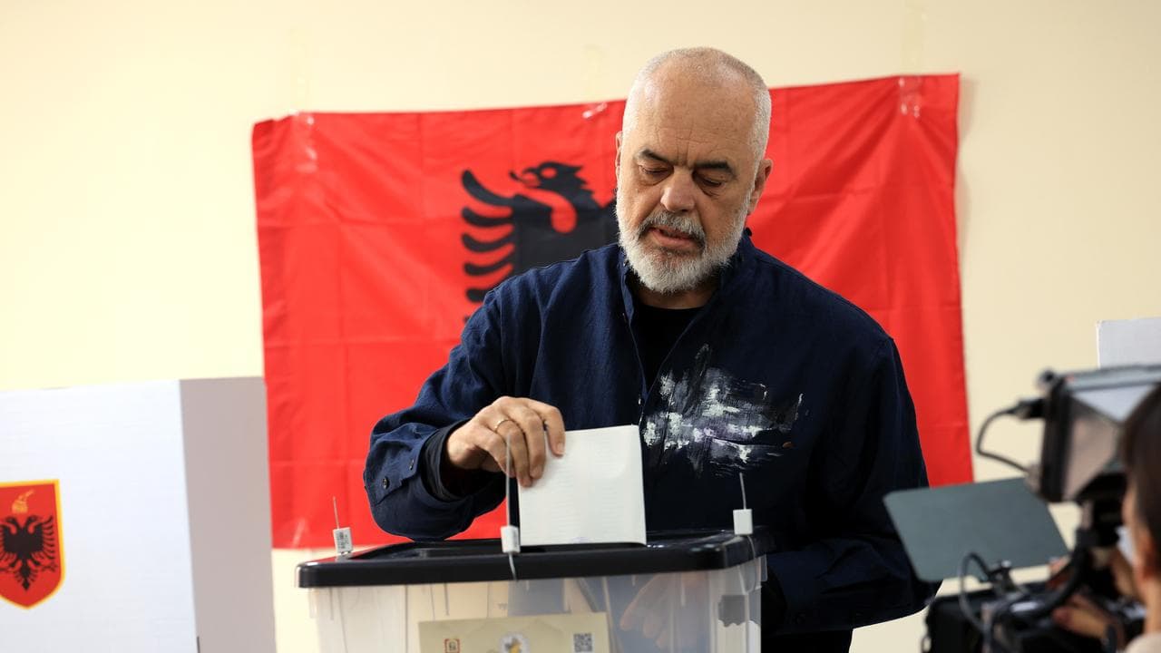 PM Edi Rama votes