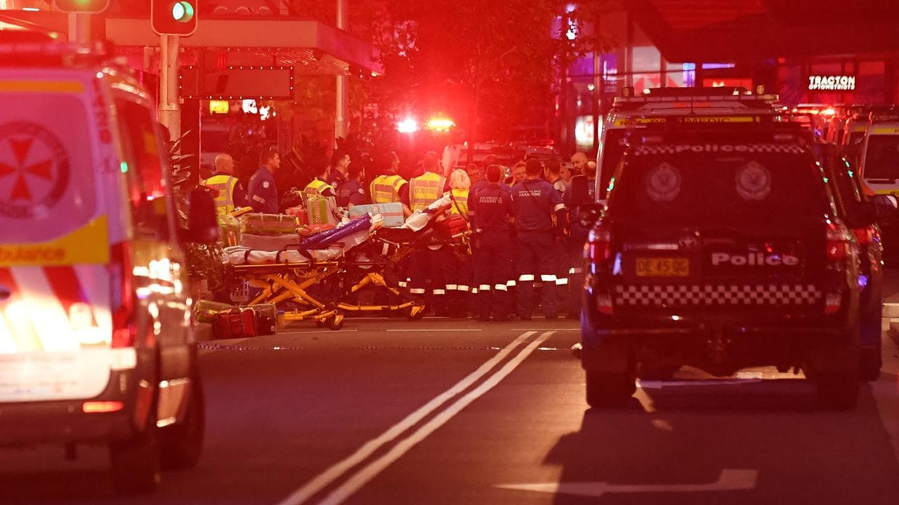 Emergency services at Bondi Junction (file)