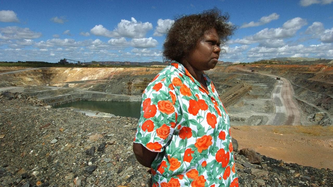 Yvonne Margarula of the Mirarr people at the Ranger mine (file)
