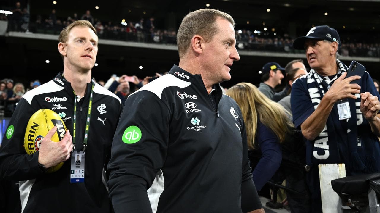 Carlton coach Michael Voss