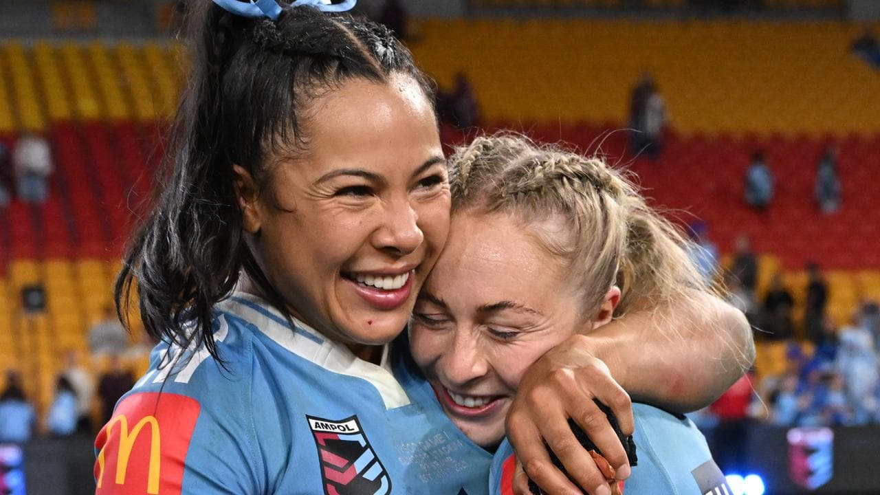 Tiana Penitani Gray (left) and Abbi Church