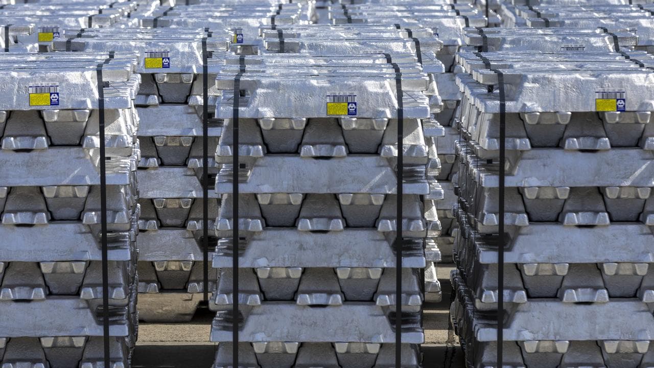 Aluminium bars (file image)