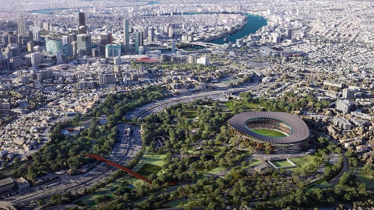 Artists impression of Brisbane Olympic venues (file image)