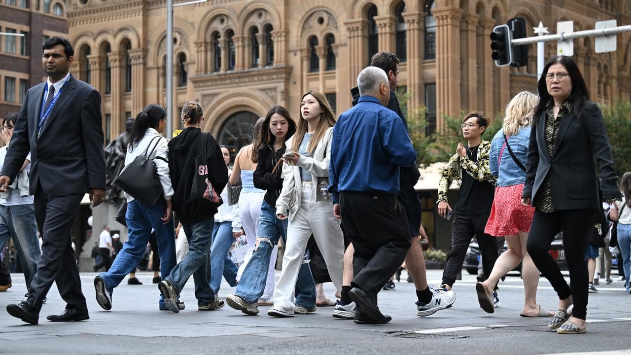 Sydney CBD workers