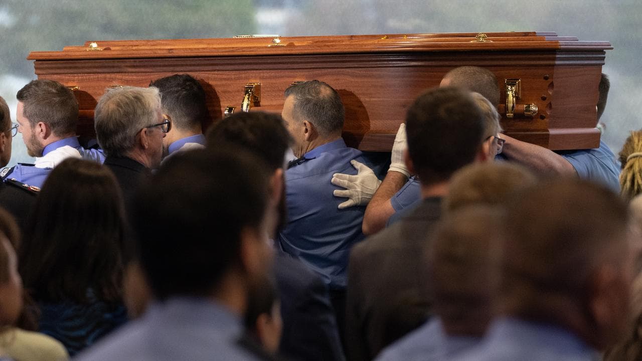 Funeral for Constable Anthony Woods (file image)